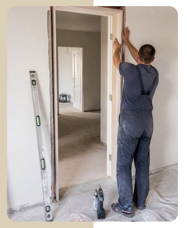 Профессиональная установка дверной коробки в Новороссийске