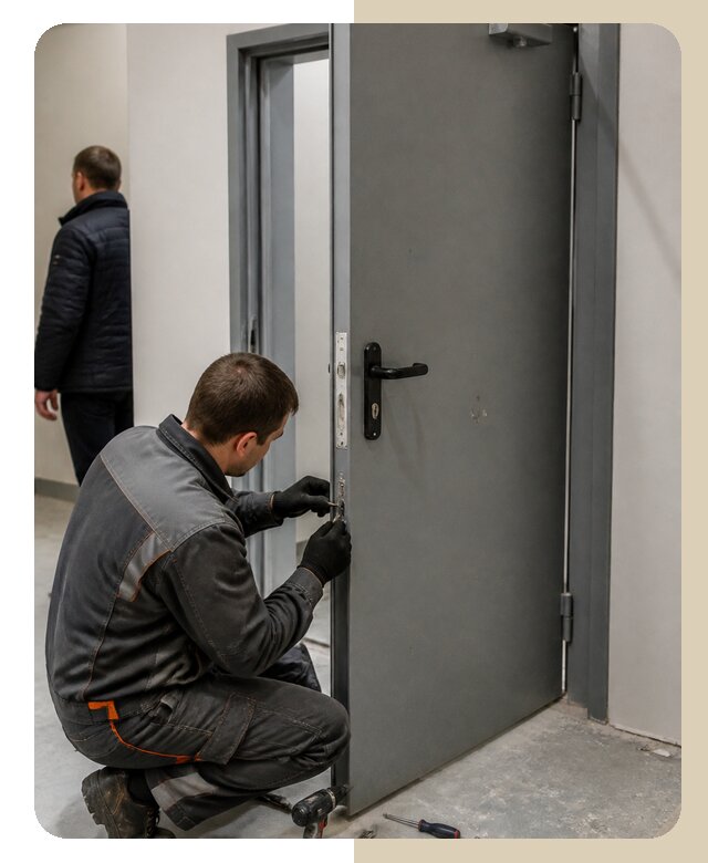Ремонт противопожарной двери в Новороссийске по цене 6635 р. | ДвериЛегко-Нвр