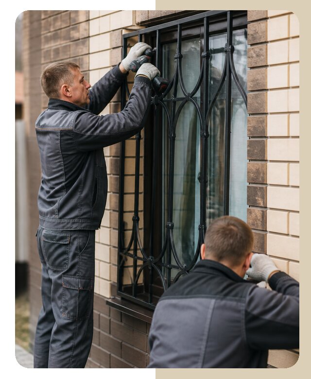 Установка решеток в дом в Новороссийске по цене от 3573 р. | ДвериЛегко-Нвр